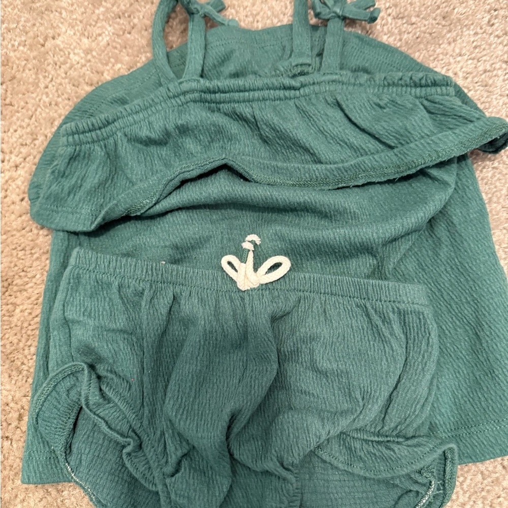 Carter's Green Kids Matching Set